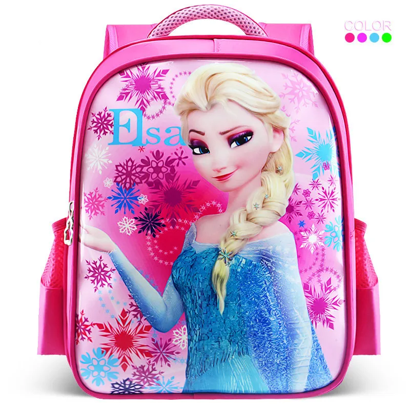 

Disney cartoon children schoolbag Frozen Elsa Anna sofia princess girl primary school bag baby children kindergarten backpack
