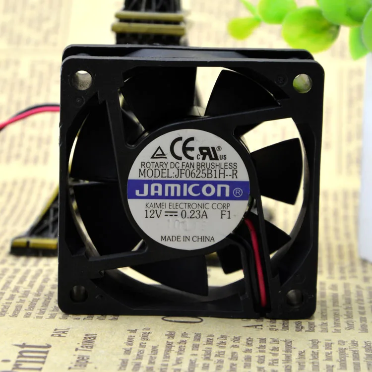 Инверторный бесшумный вентилятор Jamicon 6025 12 В а JF0625B1H-R двойной шар - купить по