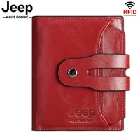 2021 cow leather women wallet hasp small and slim coin pocket purse women wallets cards holders luxury brand walet designer red