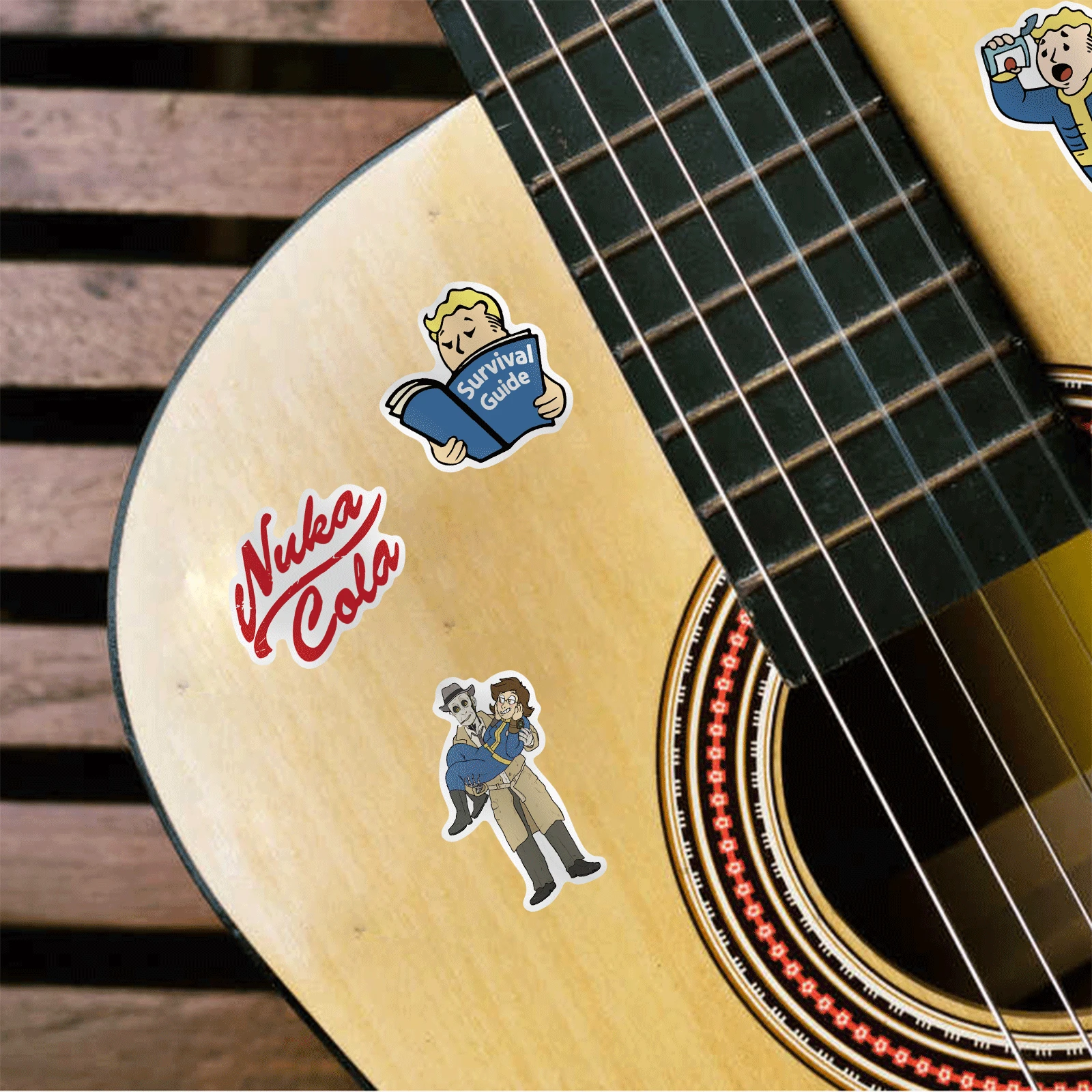 

50PCS Fallout Game Stickers Laptop DIY Guitar Luggage Fridge Skateboard Car Waterproof Graffiti Sticker Decal Kid Classic Toys