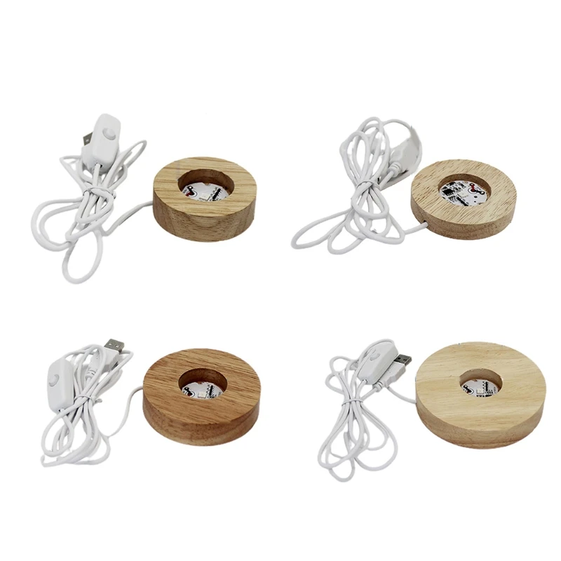 

Креативные Держатели Светильник ников с хрустальными шариками, основа из деревянного материала, светящиеся поделки из стекла