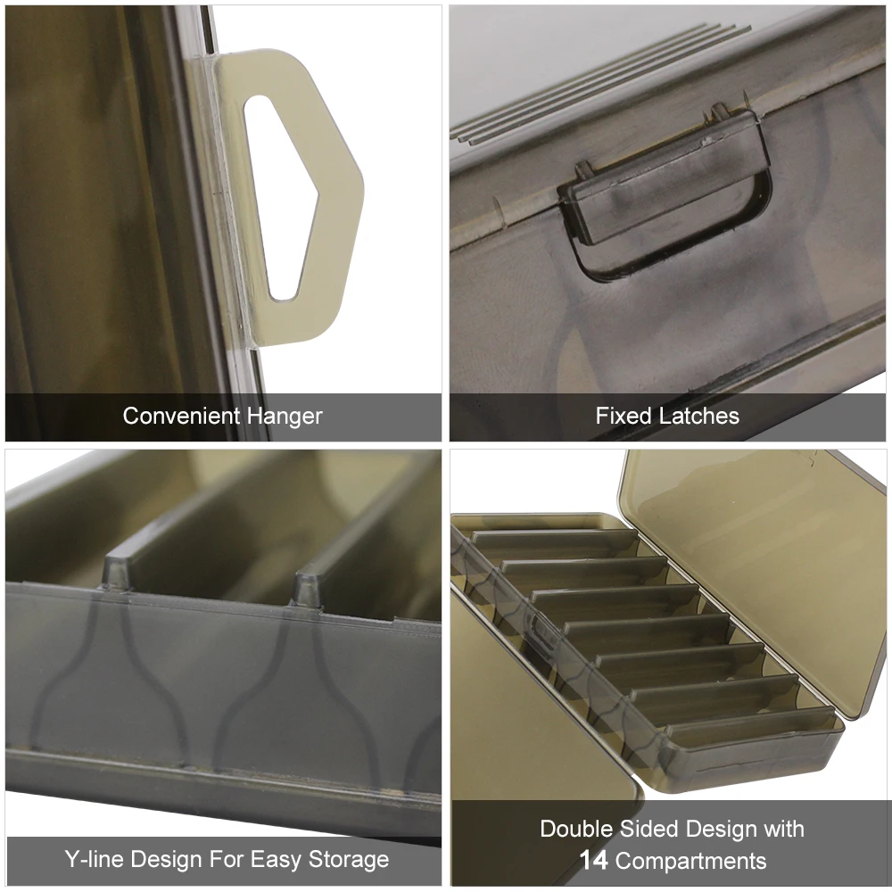 Коробка для рыболовных снастей пластиковая коробка рыболовной приманки