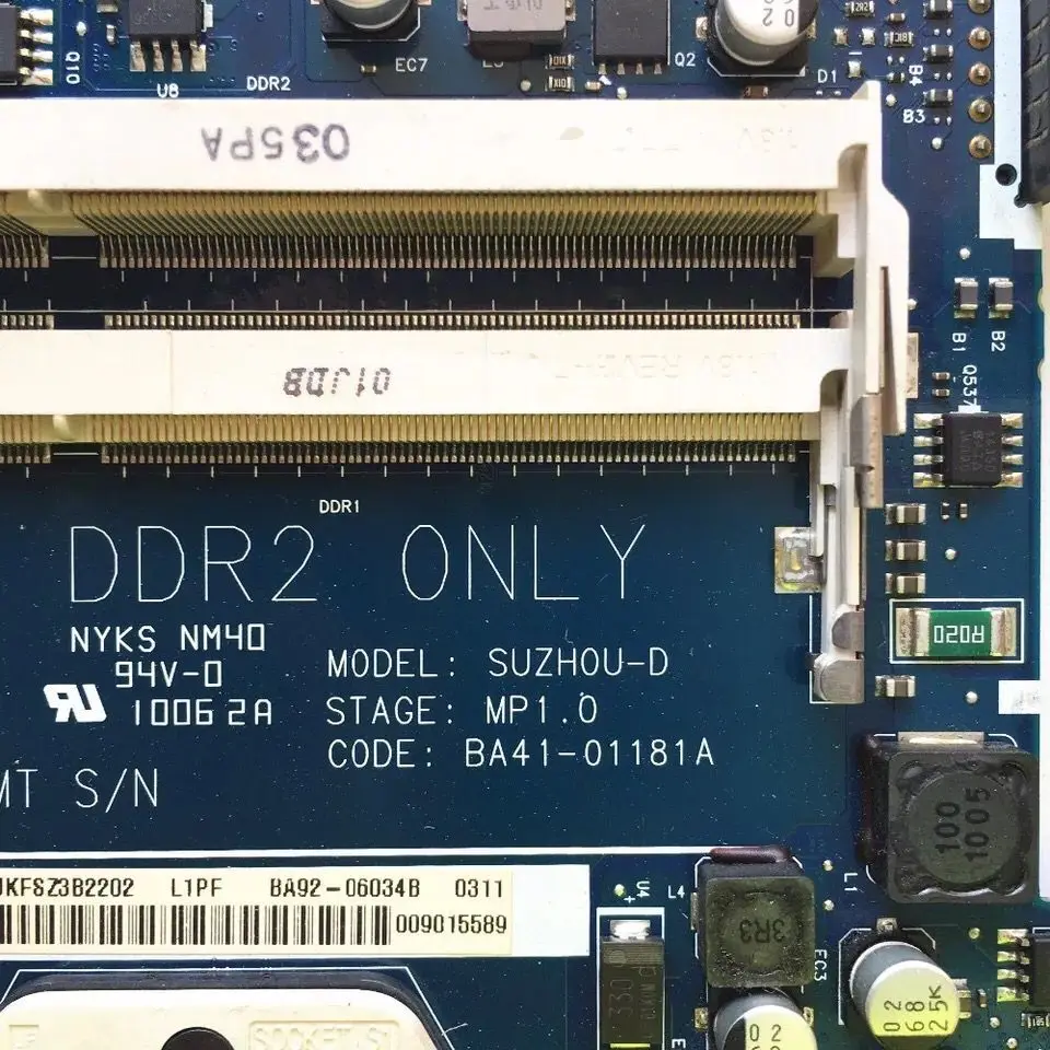 

KEFU For SamsU Ng R425 R423 Notebook Motherboard BA92-06034A BA92-06353A BA92-06353B BA41-01181A DDR2 RAM Give CPU 100% Test