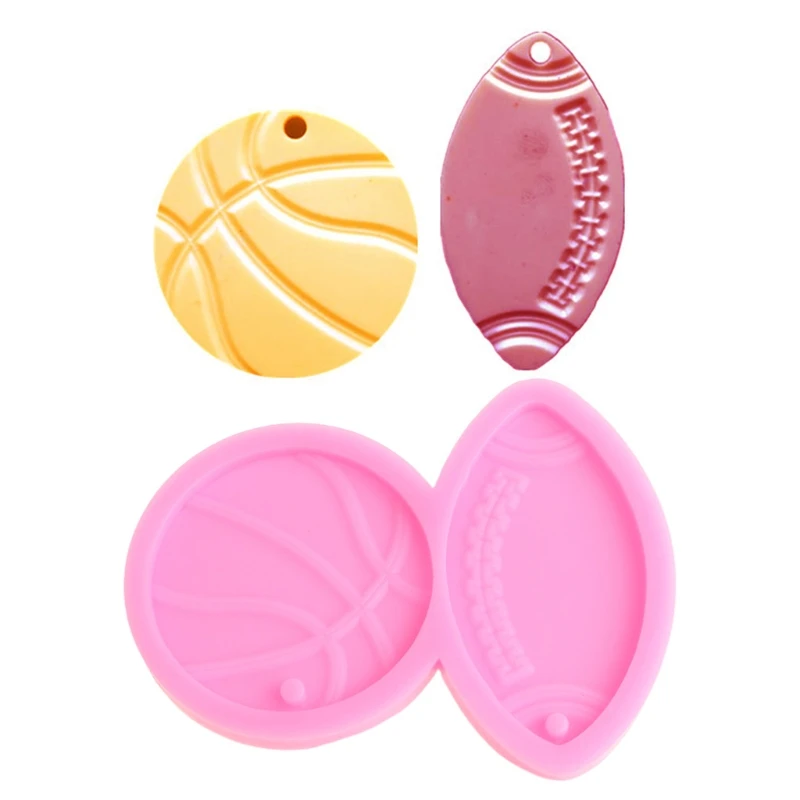 

Keychain Epoxy Resin Mold DIY Crafts Making Tool Jewelry Pendant Silicone Mould M0XF