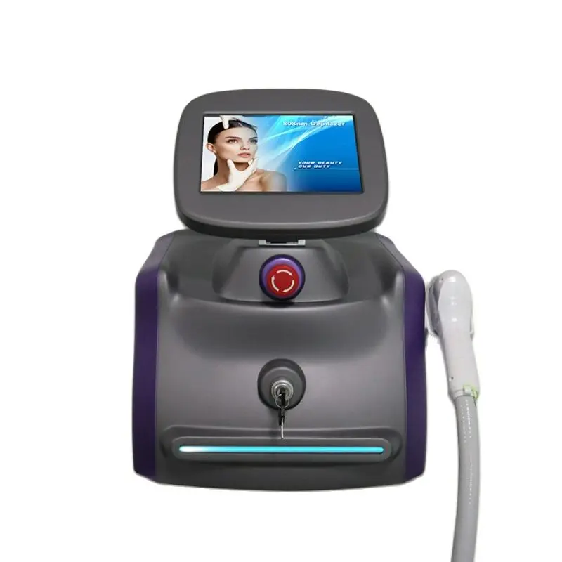 

Portable 300W Permanent Painless 808nm Diode Laser Skin Rejuvenation Hair Removal Machine with 1 Wavelengths