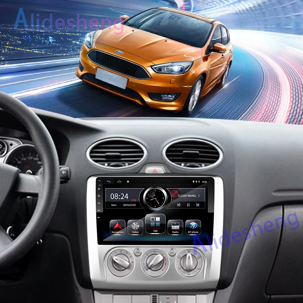 Автомобильный мультимедийный плеер с радио 4G Android 8 1 для Ford Focus EXI MT 2 3 Mk2 2004 2005 2006 2007