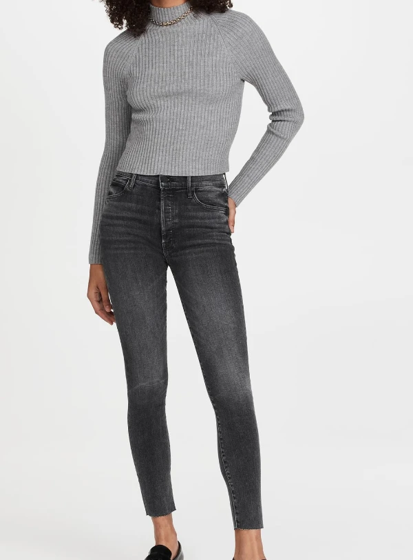 Classic High Waist Tight Elastic Leggings Pencil Pants 2021 Autumn Winter New Fashion Casual Trendy Brand  Jeans Women  M8