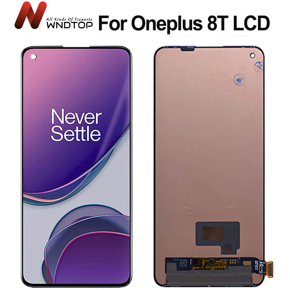 

100% протестированный для Oneplus 8T ЖК-дисплей, сенсорный экран, дигитайзер, ЖК-дисплей для 6,55 дюймов для Oneplus 8T LCD 1 + 8T, сменный дисплей в сборе