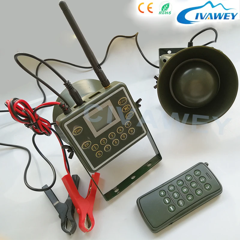 2x60 Вт громкоговоритель Электрический Гусь ворона утка звонящий диких животных