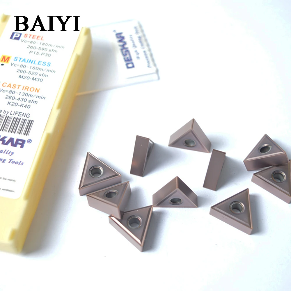 

10pcs TNMG160404 / TNMG160408-MS LF6018 indexable rotary tool insert CNC solid carbide insert for stainless steel