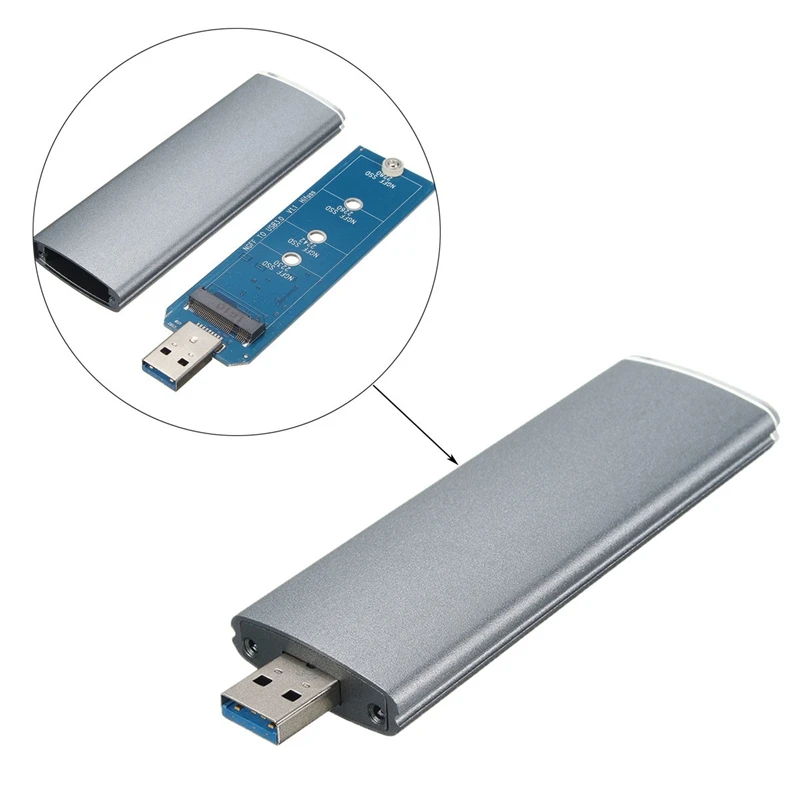M.2 Ngff Ssd Sata на Usb 3 0 конвертер адаптер чехол внешний корпус для хранения|Адаптеры