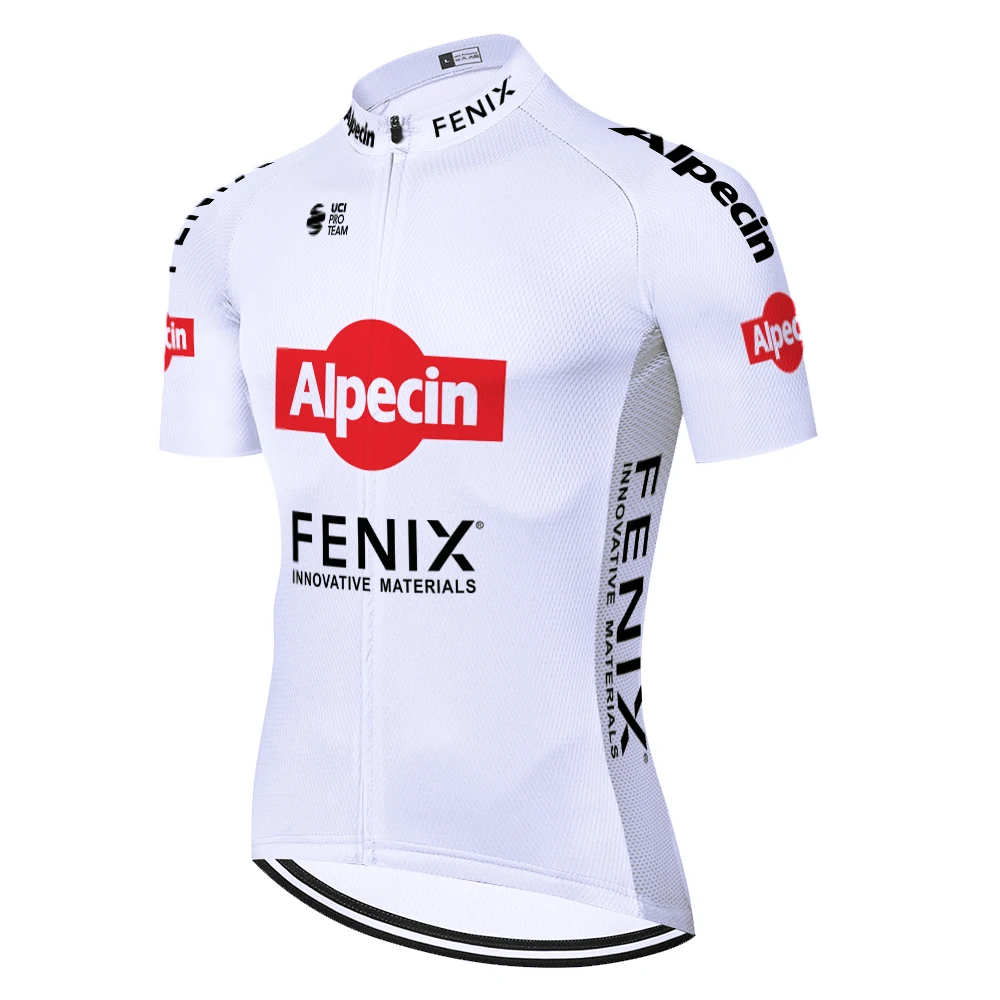 Мужская велосипедная футболка ProTEAM Alpecin Fenix летняя быстросохнущая одежда с
