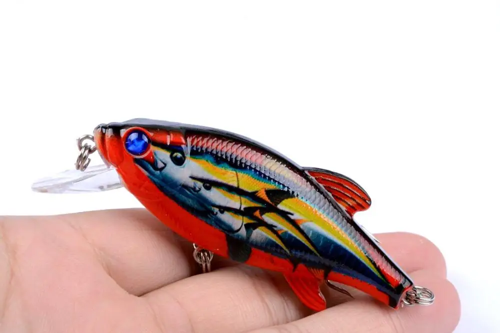 1 шт. Классическая блесна рыболовная приманка жесткая искусственная Bionic 3D глаза 10