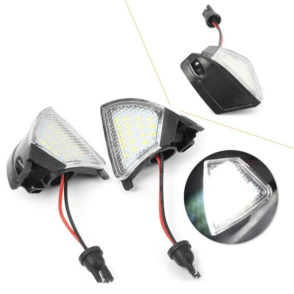 Белый 6000K ксенон без ошибок светодиодный боковое зеркало боковая лужа светильник