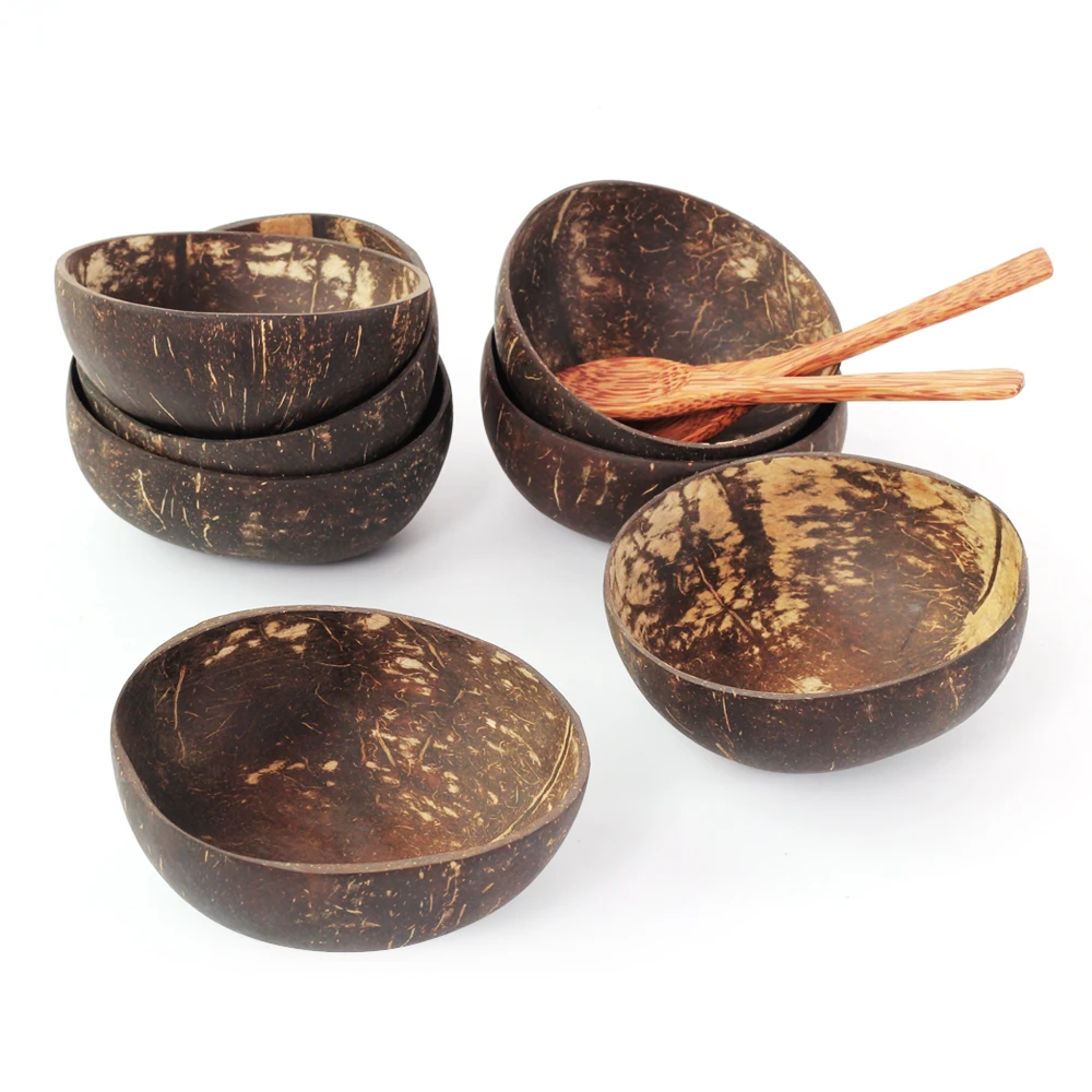 Набор столовых приборов из кокосового дерева 12-15 см | Дом и сад