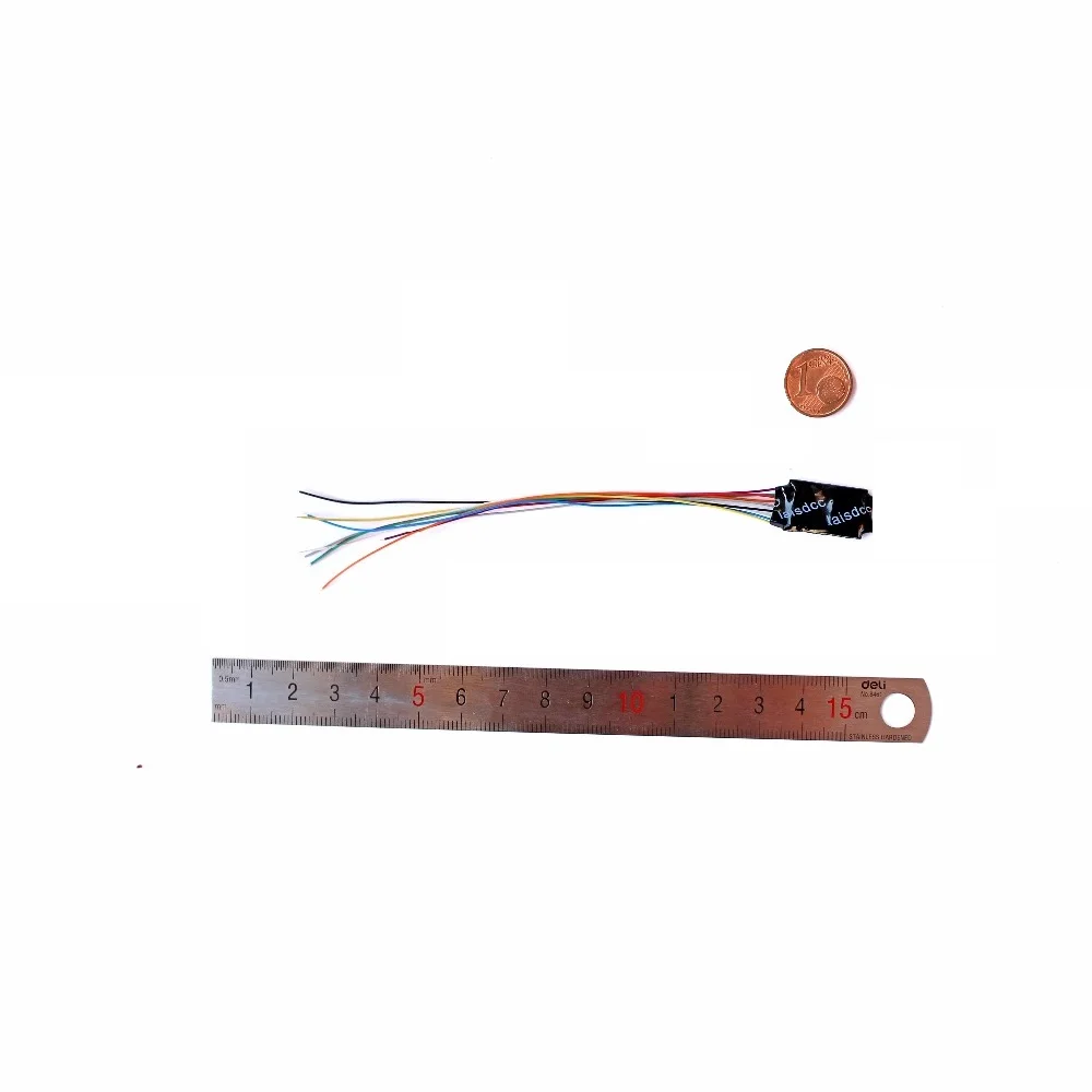 Decodificadores Dcc Loco para trenes modelo a escala HO, 4 Funciones, 9 cables, 860014/marca LaisDcc/Serie PanGu-0