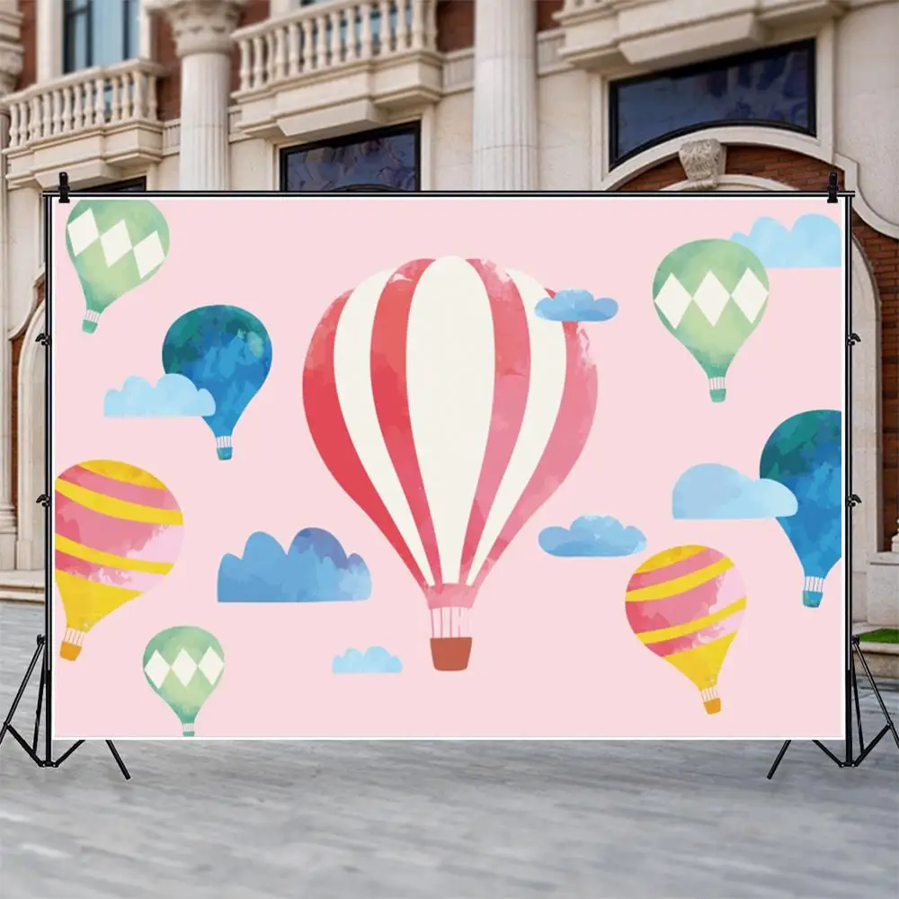 Виниловый фон для фотосъемки новорожденных в честь первого дня рождения