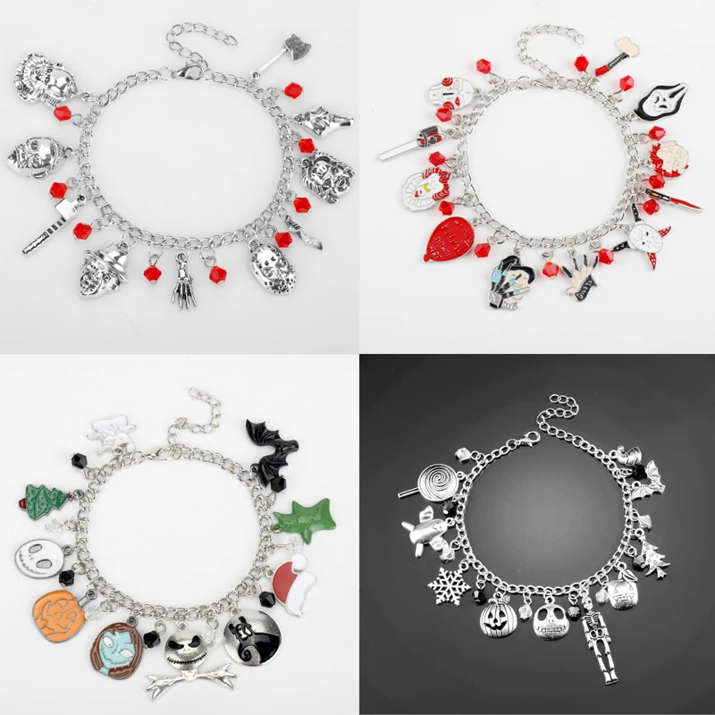 Из фильма ужасов браслет цепочка Чаки уход за кожей лица Джейсон Хоккей Шарм