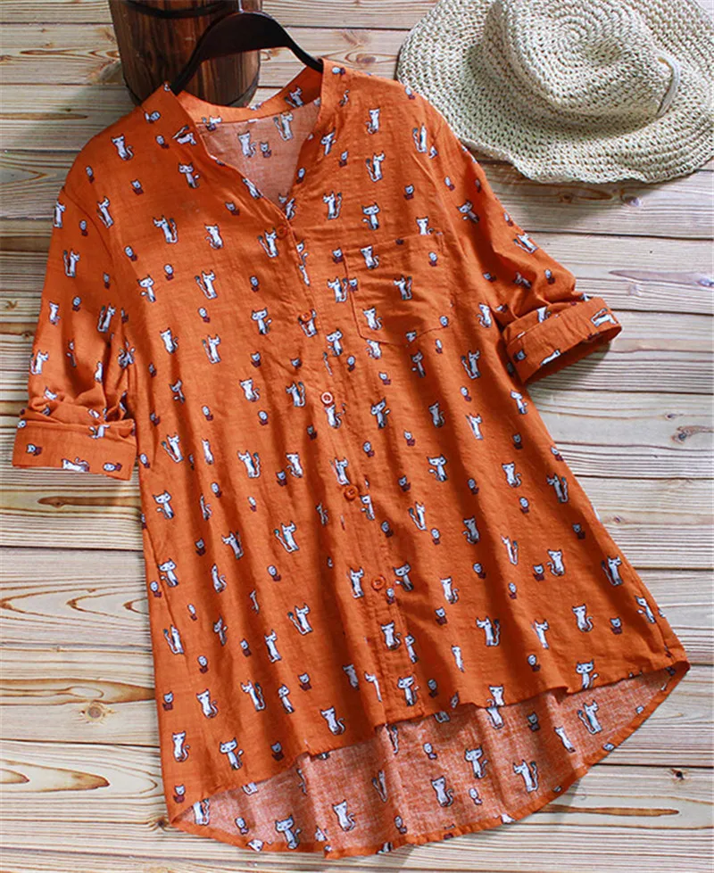 

Свободные блузки для беременных с длинным рукавом рубашка для кормящих матерей Новые Длинные Блузки для беременных с мультяшным принтом