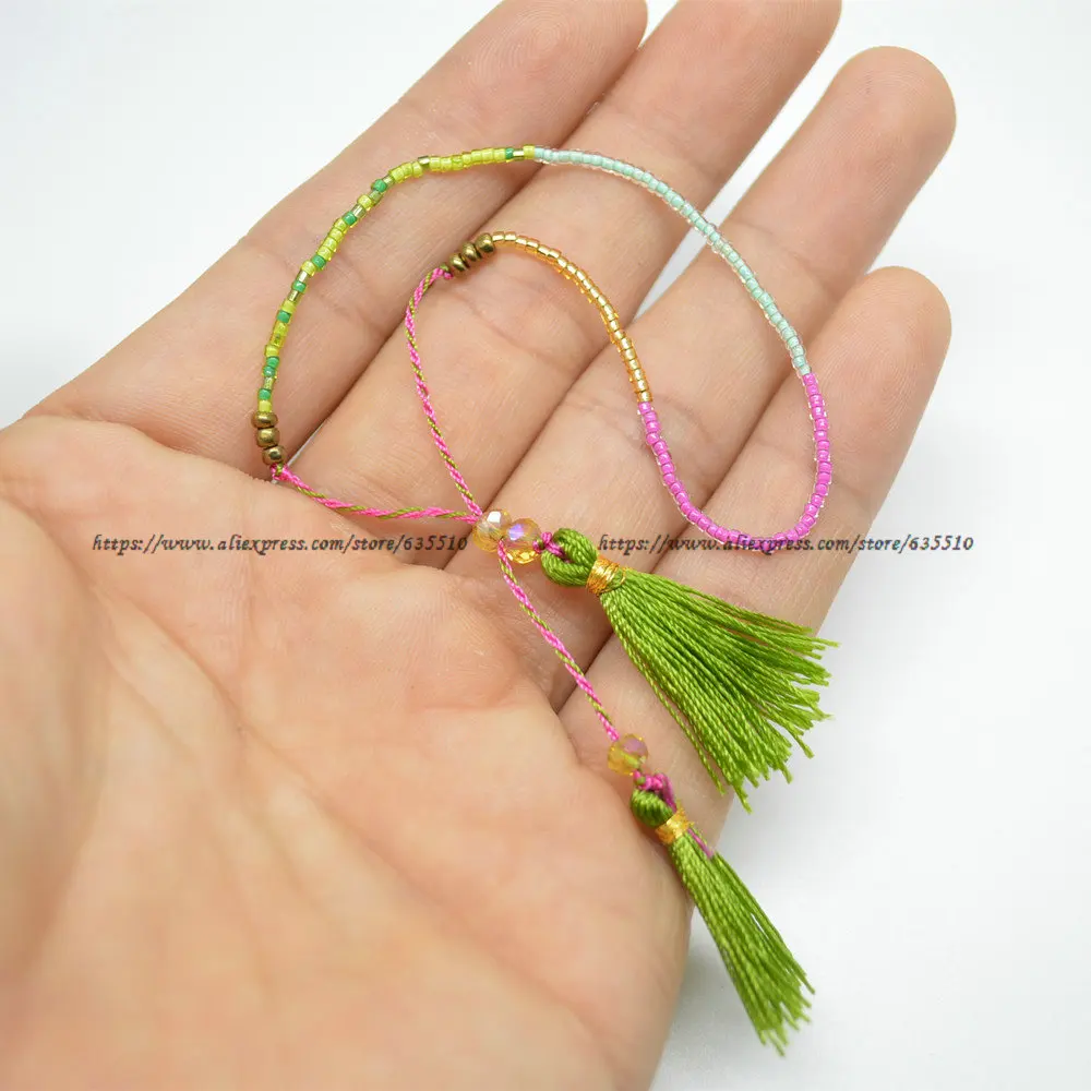 Женские Шарм-браслеты со стеклянными бусинами | Украшения и аксессуары