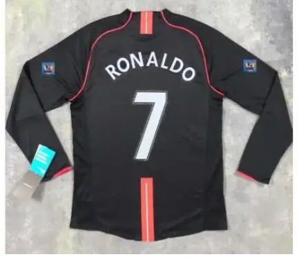 

07-08 camisetas de ftbol Retro para hombre, camisetas de ftbol Vintage con nombres, S-2XL 07-08 camisetas de ftbol Retro par