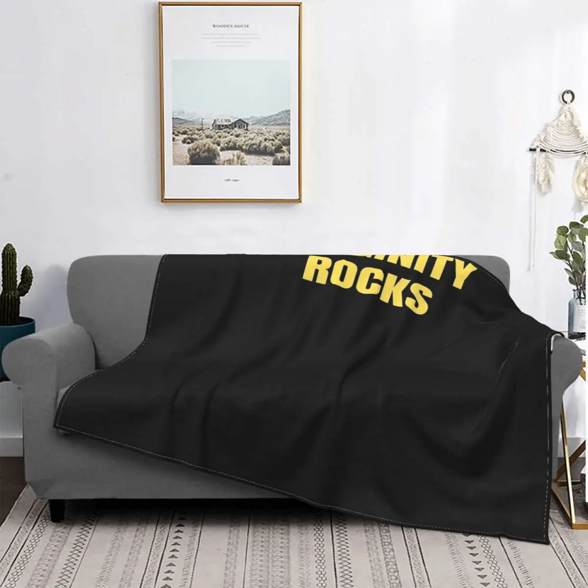 

Funda de tela escocesa con capucha para cama, edredón de tela escocesa con estampado de las rocas de la Virgen de Kennedy, color