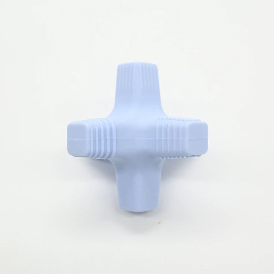 TR019-3 Pastel blue 1 шт., новинка, силиконовые грызуны, Детские Прорезыватели, аксессуары для соски, прорезыватели для новорожденных, игрушки, жевательные кольца, пищевой силикон, BPA бесплатно - Цвет: TR019-3 Pastel blue
