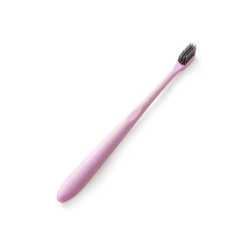 Зубная щетка 4 шт./партия бамбуковая угольная зубная дорожная портативная ручная