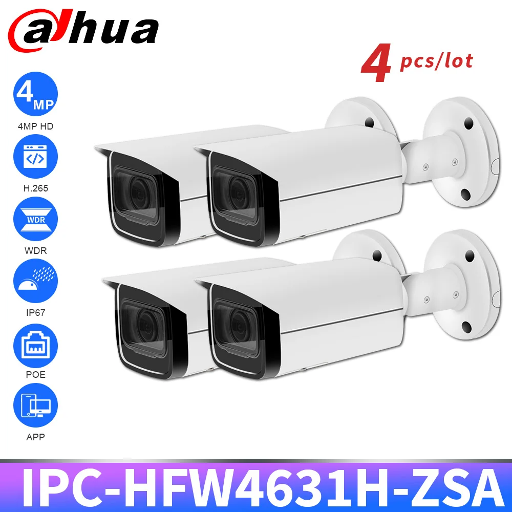 Сетевой видеорегистратор Dahua IP Камера безопасности IPC HFW4631H ZSA HD 6MP 2 7 13 5 мм 5X зум IR60M