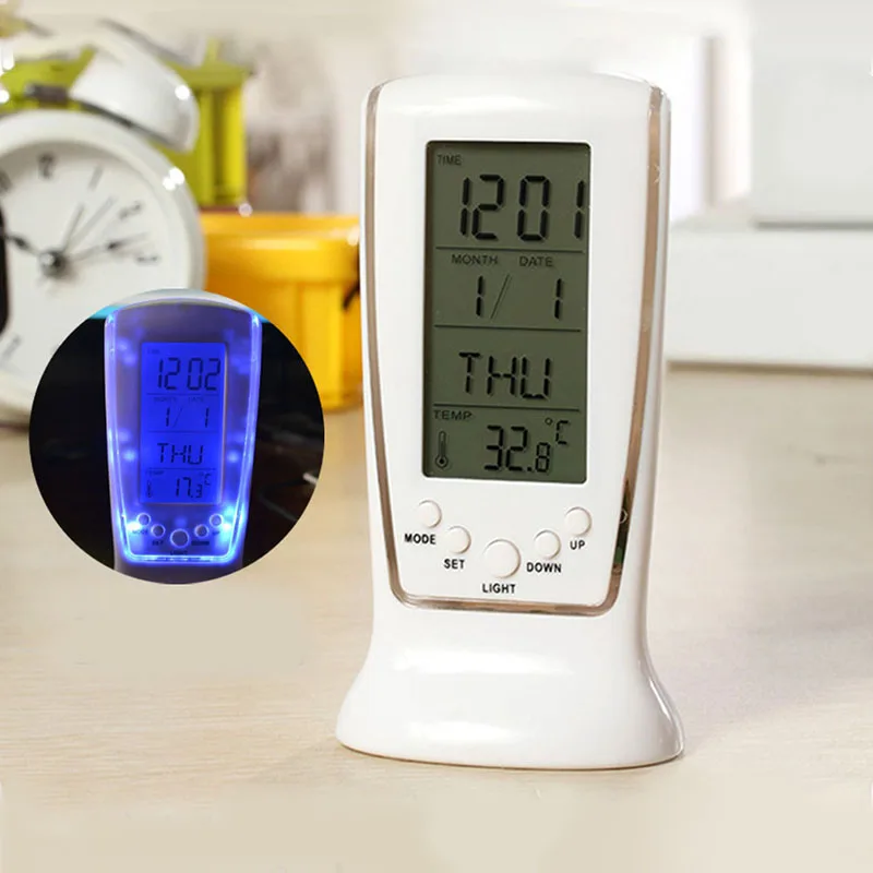 Новый многофункциональный мини светодиодный цифровой будильник светящийся