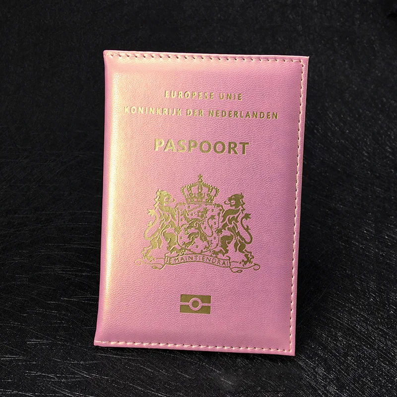 Cute Nederlands Passport Cover Women Dutch Travel Cover for the Passport case for documents Passport Nederlanden Paspoorthoesj