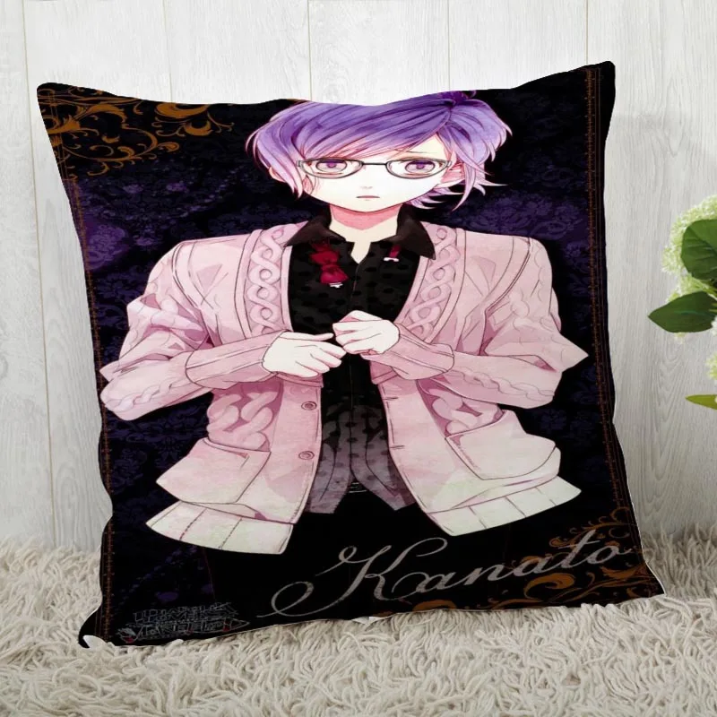 45*45 наволочка Diabolik Lovers печать для Свадебная Подушка Обложка счастливые праздничные наволочки для подушки - Цвет: Pillowcase 14