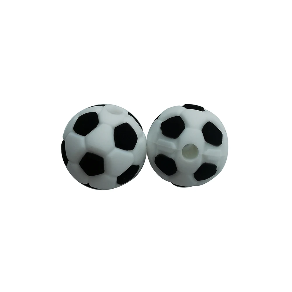 Juguetes de dentici&oacute;n para beb&eacute;, cuentas de silicona sin BPA para la fabricaci&oacute;n de joyas, cuentas de silicona, pulsera de cadena de chupete, juguetes mordedores masticables-3