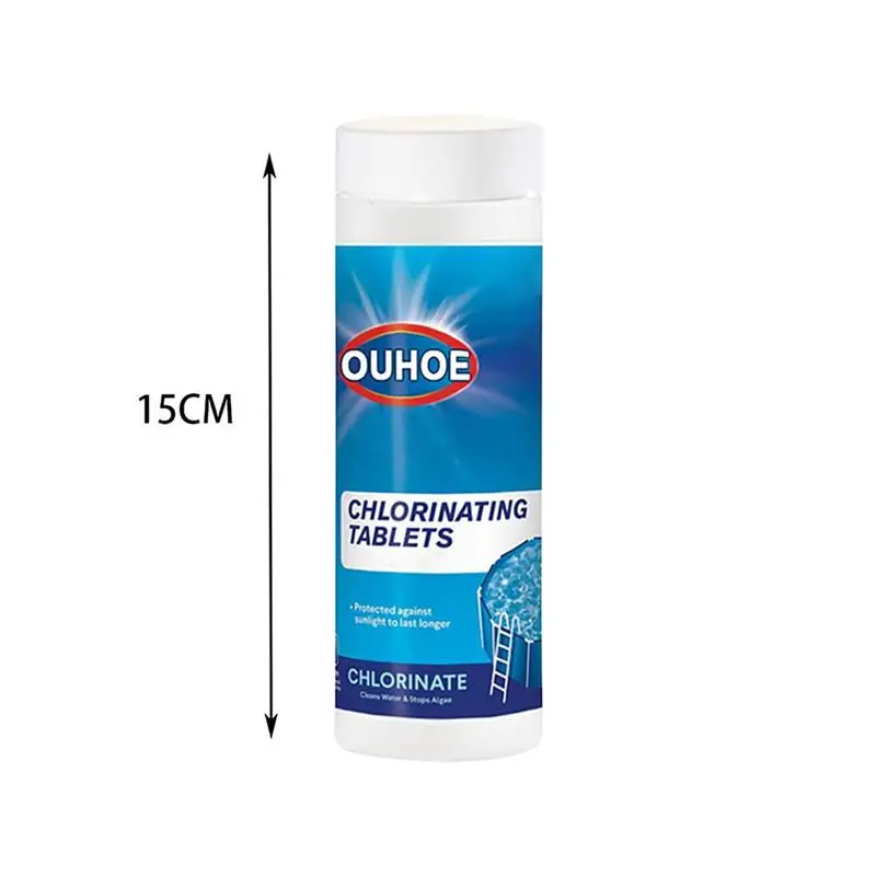 

100 Tablets/Bottle Swimming Pool Cleaning Tablets Multifunctional Pool Cleaner Remove Stain For Pool Or Hot Tub