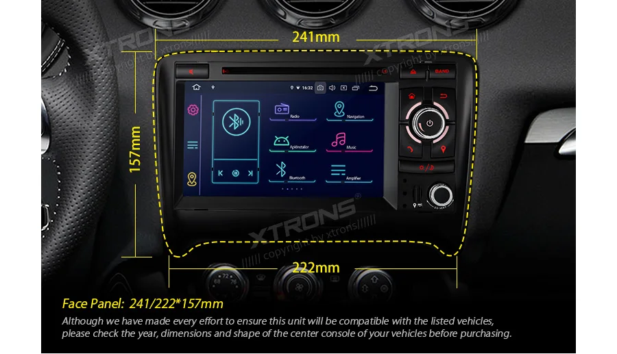 XTRONS Android 9,0 PX5 Восьмиядерный gps Навигатор Радио автомобильный dvd-плеер OBD для Audi TT MK2 8J 2006 2007 2008 2009 2010 2011 2012