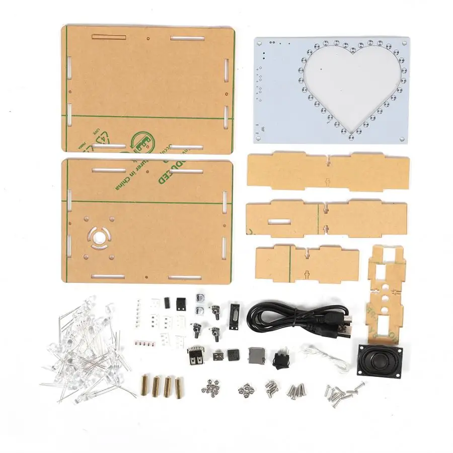 Мини радио SCM цветсветодиодный Светодиодная лампа в форме сердца MP3 музыкальная