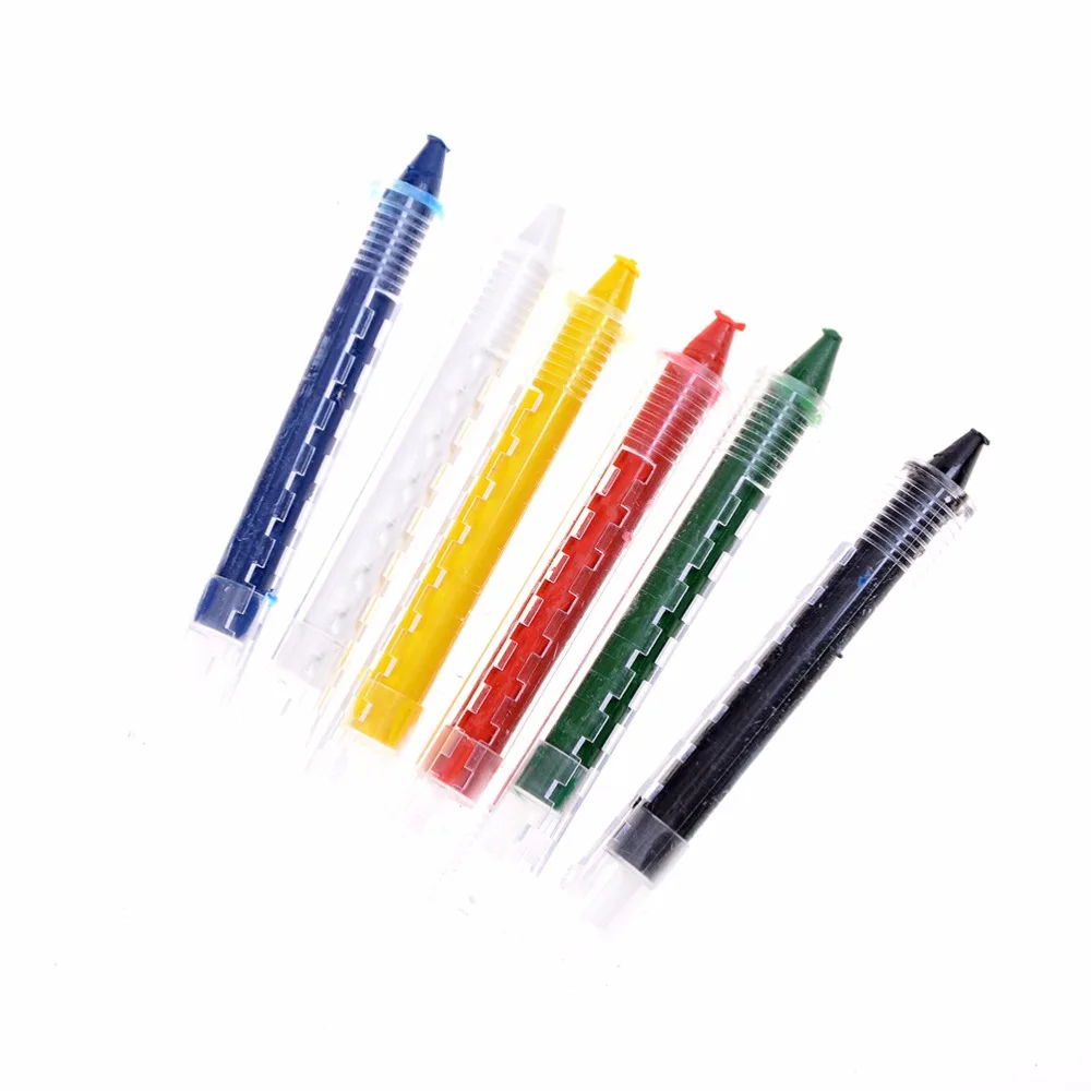 6 цветов живопись для лица тела карандаши рождества макияж вечеринки по случаю