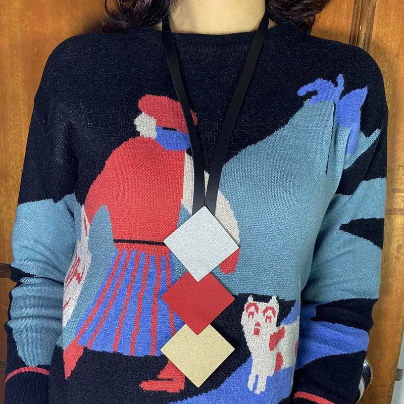 Кожаные ожерелья подвески Женские Ювелирные изделия кожаные чокеры для женщин