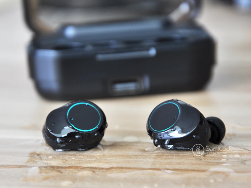 Samload Bluetooth 5,0 наушники Встроенный микрофон глубокий бас беспроводные наушники IP6 7 Водонепроницаемый наушник с 3300 мАч коробка для iPhone X