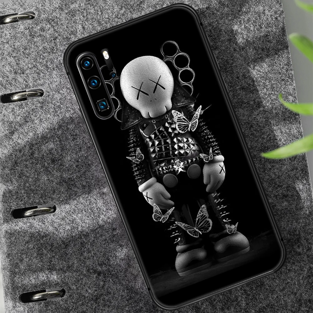 

trend brand kaw painting Phone Case For Huawei P Mate 10 20 30 40 Lite Pro smart Z 2019 nova 5t black Prime Silicone Back Pretty