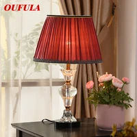 oulala crystal table lamps desk lights luxury%c2%a0 modern contemporary fabric for foyer living room office creative bed room hotel