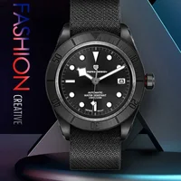 NEW PAGANI DESIGN Black BB58 Men's Watches Top Brand Luxury Mechanical Watch For Men Waterproof Sapphire Glass Sport Wristwatch