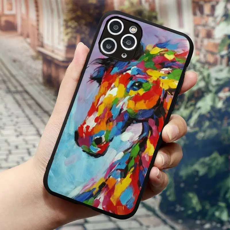 

horse Running Horse Phone Case for iPhone 11 12 mini pro XS MAX 8 7 6 6S Plus X 5S SE 2020 XR