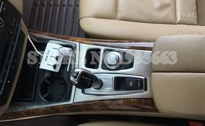 Для BMW X5 X6 E70 E71 внутренняя центральная консоль коробка передач Панель обшивка 2008