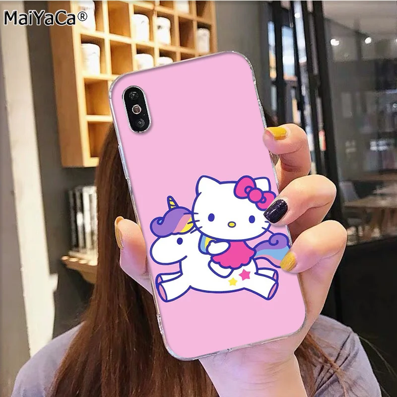 MaiYaCa Горячая модная hello kitty на продажу аксессуары для телефонов Чехол для iphone 11 pro 8 7 66S Plus X 5S SE XR XS MAX