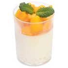 Акция-10 шт.упаковка, одноразовые пластиковые столовые принадлежности для домашвечерние ринки, свадьбы, десертная чашка 50*65 мм100 мл