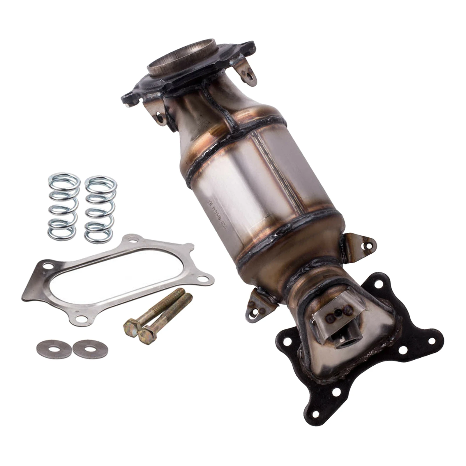 

Каталитический конвертер для мотоцикла из нержавеющей стали, совместимый с Honda Accord 2.4L L4 08-12, запчасти для мотоциклов Acc, 1 комплект