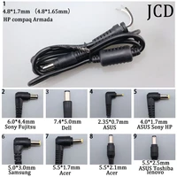 power cable cord connector dc jack charger adapter plug power supply cable for samsung hp dell sony toshiba asus acer lenovo