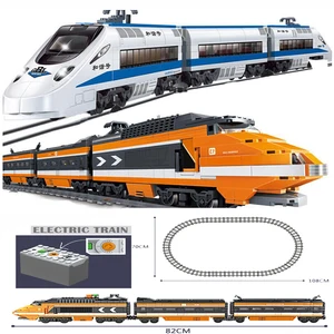 KAZI HIGH-TECH Battery Powered Electric Classic Train City Rail motor
Building Blocks Bricks Boys Toys For kids