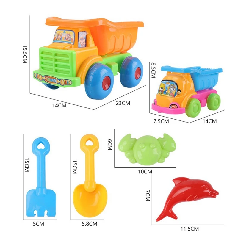 

Children's Sand Box Beach Toys Sand Table Sand Bucket Set Soft Rubber Beach Cube Eco Friendly Colorful Castle Bucket Outdoor Fun